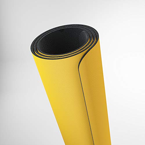 Gamegenic Prime 2mm Playmat - Yellow | Natural Rubber | Anti-Slip Backing | GGS40010ML 5