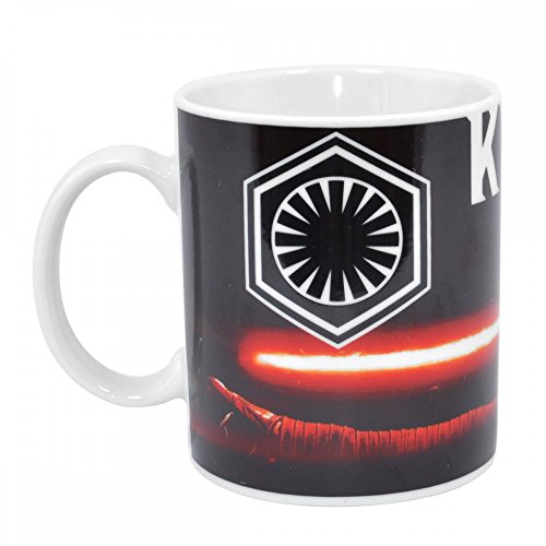 Official Star Wars: The Force Awakens Kylo Ren Ceramic Mug - 350ml Capacity