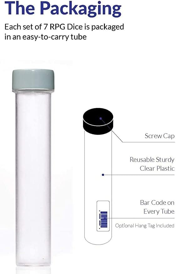 Sirius Dice Rainbow Translucent Poly Set (7 Die)
