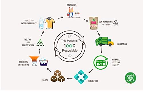 Whole Food Earth® Rye Flakes 1 kg | GMO Free | High Fibre | Vegan | Recyclable Packaging 10