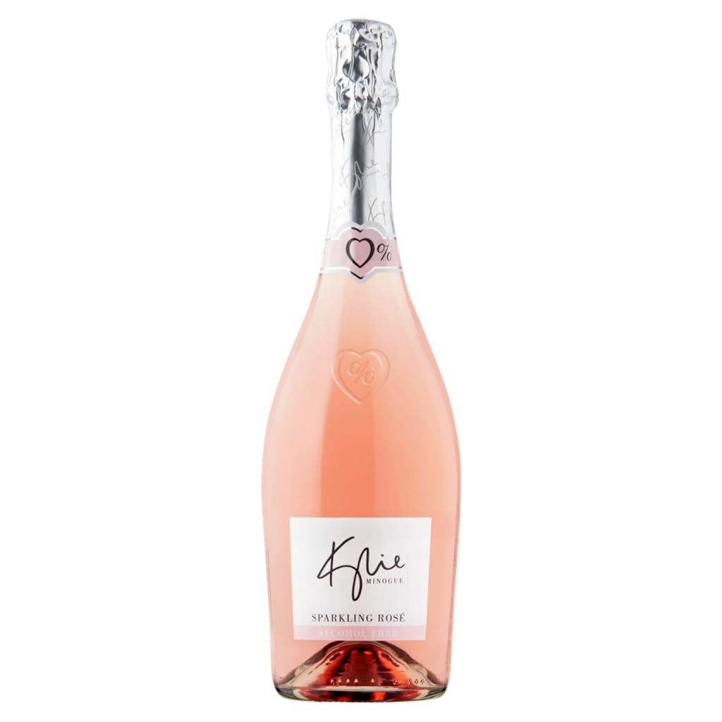 Blue Tree Kylie Minogue 0% Sparkling Rosé - Alcohol-Free, Green Tea Infusion, 75cl 1