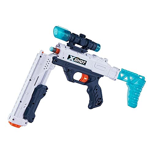 X Shot Excel - Hawk Eye Foam Dart Blaster with 16 Darts, Detachable Scope, and Tactical Grip