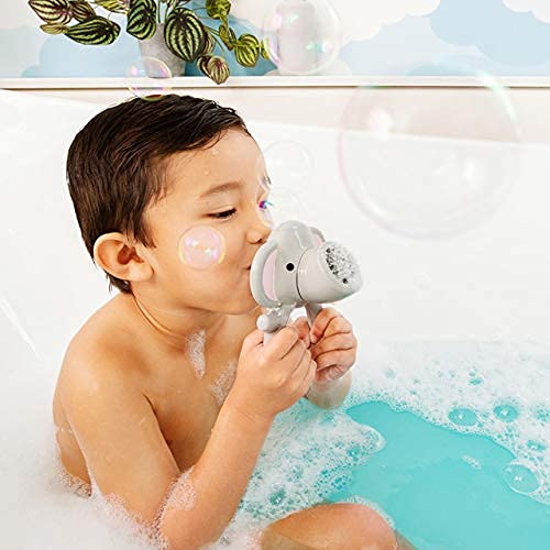 Munchkin Bubble Bestie Elephant Bubbler Bath Toy | Grey | Ages 3+