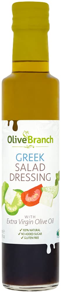 Olive Branch Authentic Greek Salad Dressing - Made in Crete | No Added Sugar | 250ml 1