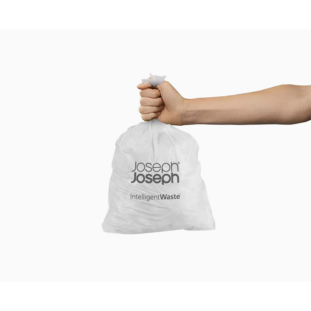 Joseph Joseph IW2 Biodegradable Food Waste Bin Liners - 4 Litres, 50 Count, White