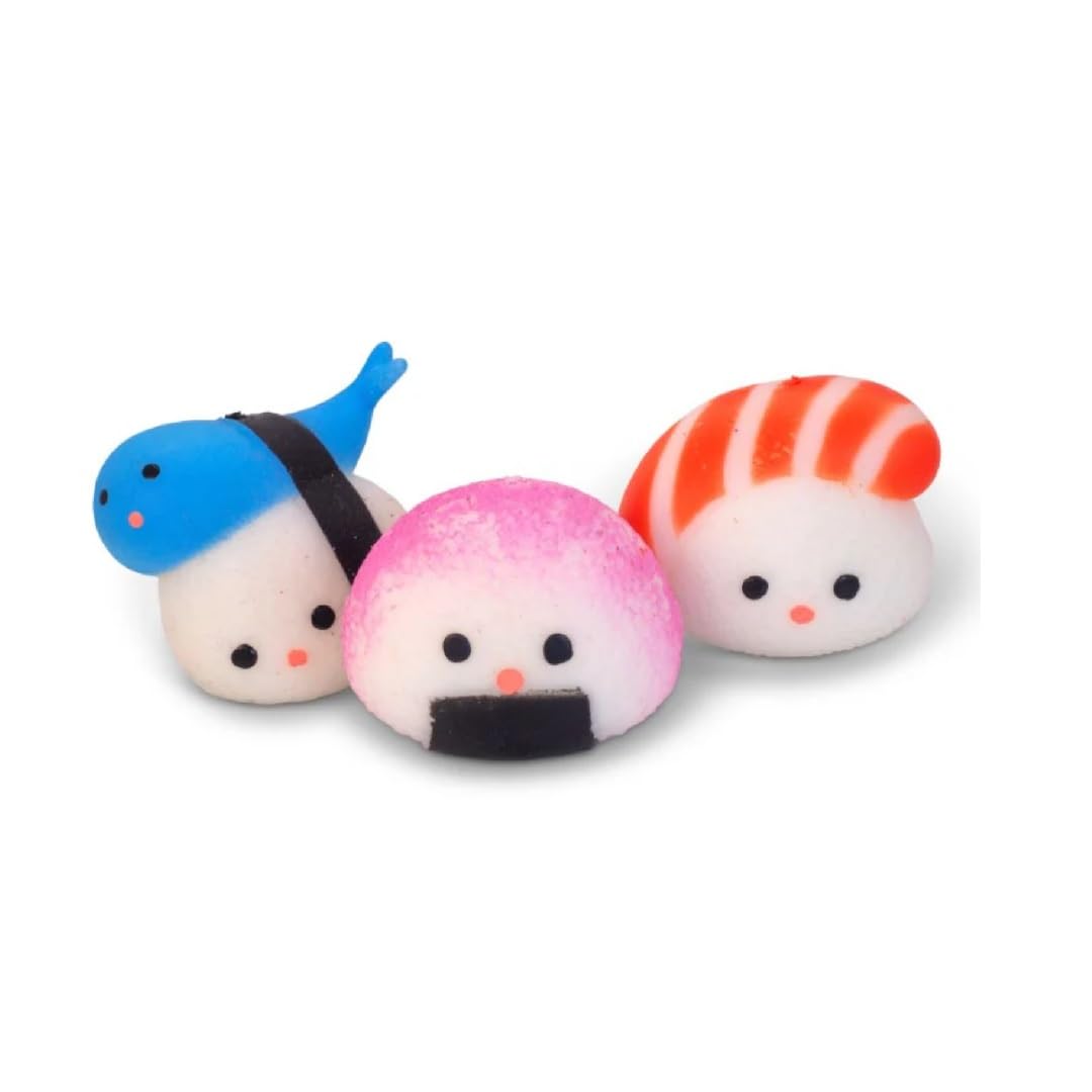 Tobar Scrunchems SUSHI Squish Ball - Glow in the Dark Stress Relief Squeeze Toy for Kids & Adults 4