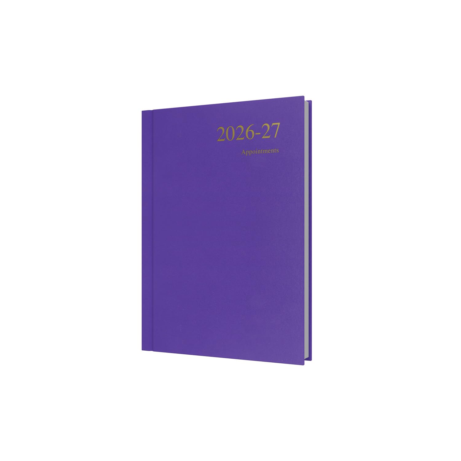 Collins 2026-2027 Essential A5 Day-to-Page Appointment Book | 13 Month Academic Planner | Purple Hardcover 1