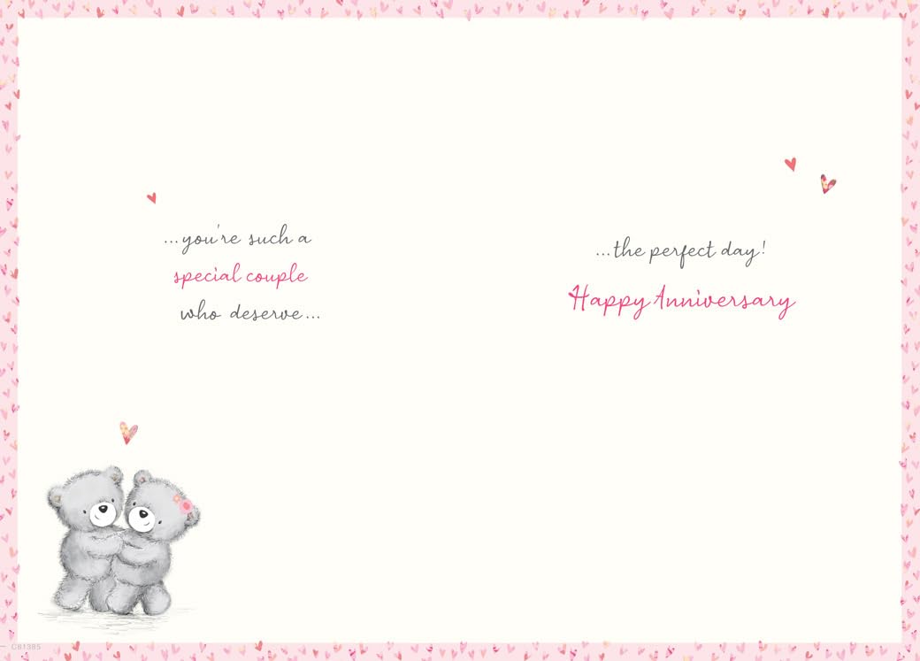Regal Publishing Anniversary Card - Wishing a Very Happy Anniversary To You | 9 x 6 2