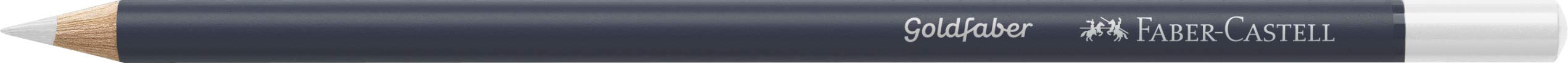 Faber-Castell Goldfaber Colour Pencil - White 101 | 3.3mm Lead | Erasable 2