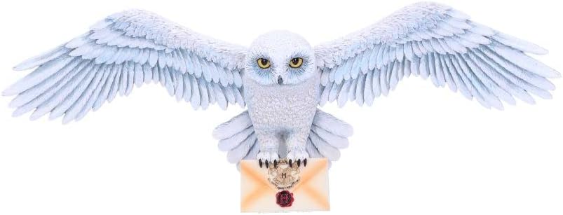 Nemesis Now Officially Licensed Harry Potter Hedwig Wall Plaque 45cm, Resin, Whi