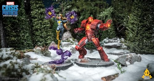 Atomic Mass Games Crimson Dynamo & Dark Star Marvel Crisis Protocol Miniatures (FFGCP88)