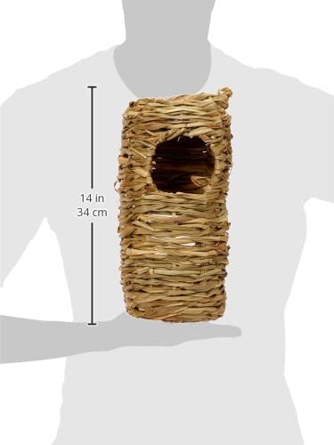 Rosewood Naturals Woven Stack-n-Hide Den - Natural Small Animal Activity Toy & Shelter | 33cm Long