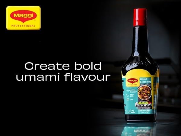 MAGGI Liquid Seasoning - Savoury Flavour Enhancer | 1 KG Bottle | Vegan Friendly 5