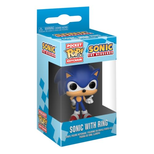 Funko Pocket POP! Keychain Sonic The Hedgehog - Sonic with Ring Vinyl Keychain (20289)