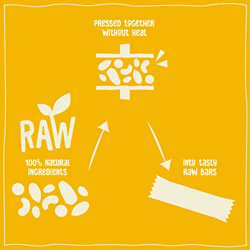 Nakd Lemon Drizzle Raw Fruit & Nut Bars - Vegan, Gluten Free, No Added Sugar - 35g x 18 Bars
