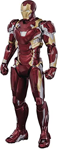 ThreeZero Marvel Infinity Saga Iron Man Mark 46 Deluxe 1/12 Scale Action Figure - Licensed Collectible for Ages 15+