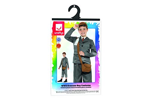 Smiffys WW2 Evacuee Boy Costume - Kids Historical Fancy Dress 9