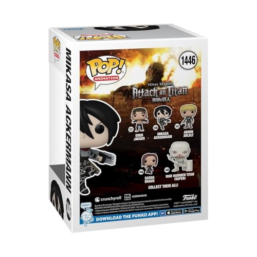 Funko Pop! Animation Attack on Titan - Mikasa Ackerman Vinyl Figure (67929)