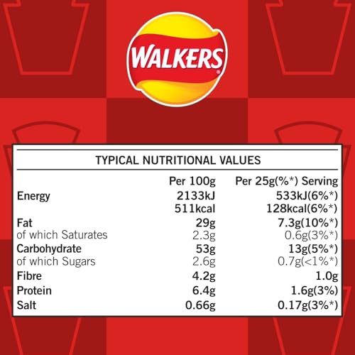Walkers Heinz Tomato Ketchup Grab Bag Crisps 45g (Case of 32) 2