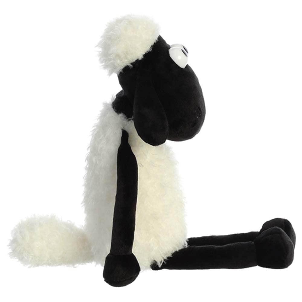 Shaun the Sheep Cuddly Plush Toy 61174 - Black and White, 12in, Polyester | Suitable from Birth 7