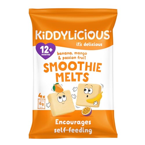 Kiddylicious Banana, Mango & Passionfruit Smoothie Melts - Fruit Snacks for Toddlers 5
