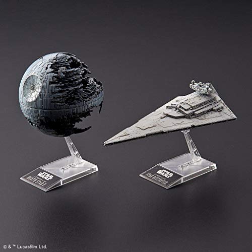 BANDAI Revell 01207 Star Wars Death Star II & Imperial Star Destroyer Model Kit | Level 5