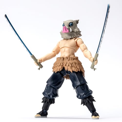 Bandai Ultimate Legends HD Demon Slayer Action Figure - Inosuke Hashibira - 12 cm Collectible with Accessories 7