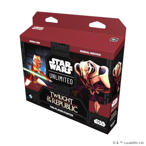 Fantasy Flight Games Star Wars: Unlimited Twilight of the Republic Two-Player Starter Set (FFGSWH0303)