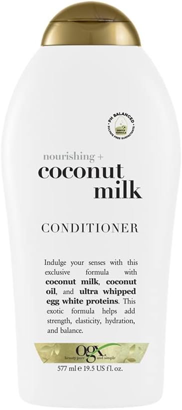 OGX Nourishing+ Coconut Milk Conditioner for Dry Hair (577ml) 1