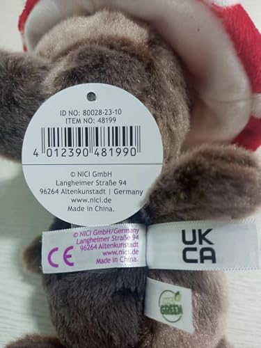 NICI Monimole Soft Toy 18 cm - Cuddly Plush for Kids & Adults 16