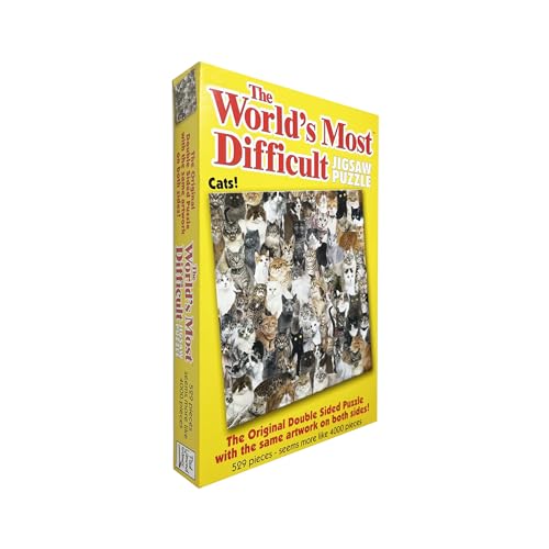 University Games Paul Lamond The World’s Most Difficult Jigsaws Cats Puzzle (529-Piece) 3