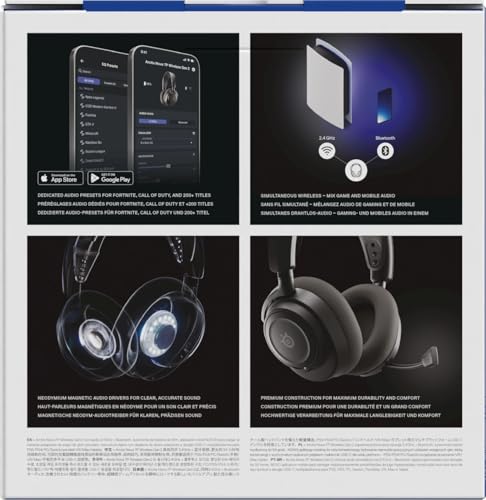 SteelSeries Arctis Nova 7P Wireless Gen 2 - PS5 Gaming Headset with 2.4GHz + Bluetooth 27