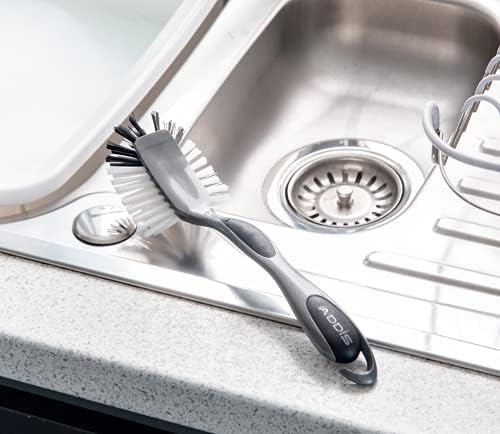 Addis Ultra Grip Jumbo Dish Brush - Metallic Silver