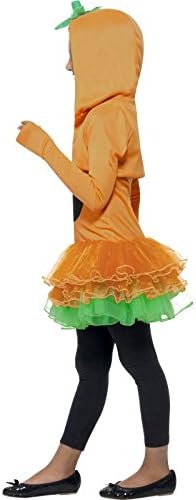 Smiffys Pumpkin Tutu Costume - Girls Halloween Dress & Hooded Jacket, Ages 7-9 3
