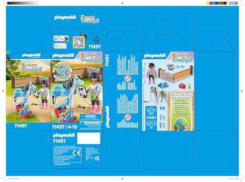 Playmobil 71497 Horses of Waterfall: Horse Therapist Playset | Ages 4+ 8