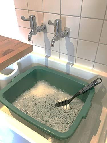Addis 12L Eco Recycled Plastic Washing Up Bowl - Made in UK | Light Grey 7