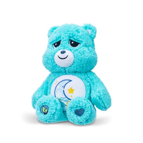 Care Bears Bedtime Bear Cosy Collection Plush - 35cm Medium Size | Eco-Friendly Material | Moon & Star Badge