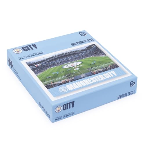 Official Manchester City FC 500-Piece Jigsaw Puzzle - Etihad Stadium Collectible for Kids & Fans 4