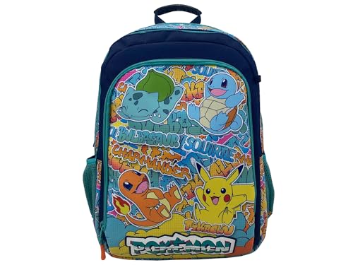 CYPBRANDS Pokémon Unisex Kids School Backpack Adaptable to Trolley (MC-392-PK)