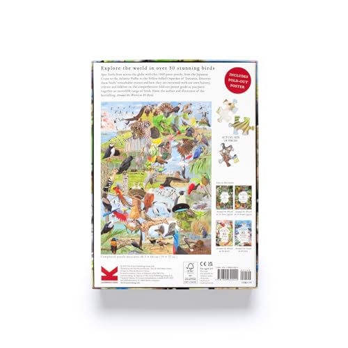Around the World in 50 Birds: 1000-Piece Jigsaw Puzzle by Laurence King Publishing 14