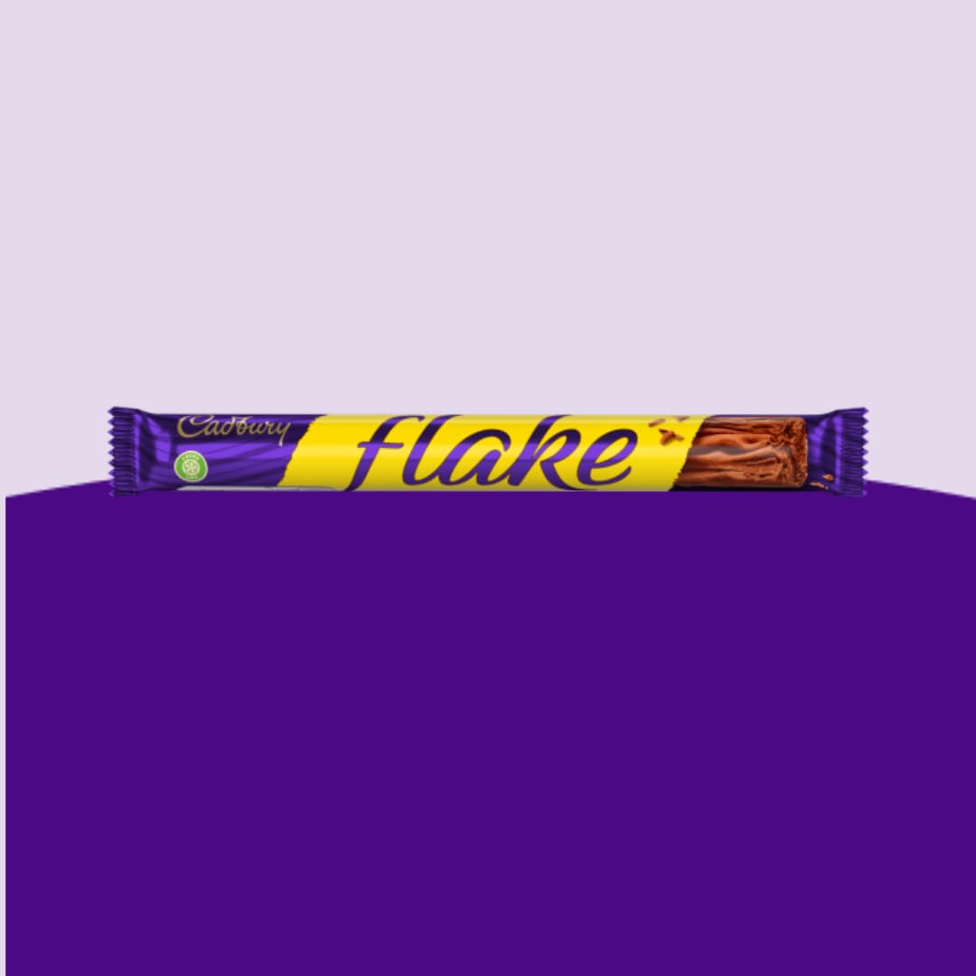 Cadbury - Flake Chocolate Bar The Crumbliest Flakiest Milk Chocolate 4 x 25.5g 9