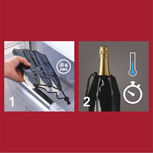 Vacu Vin Rapid Ice Champagne Cooler - Platinum