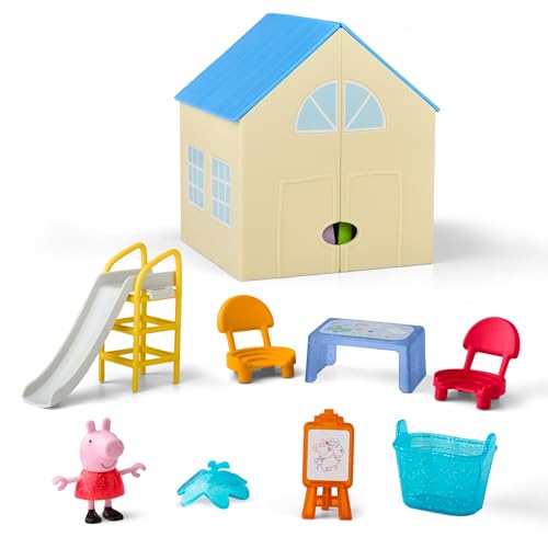 Peppa Pig Peppa's Pop-Open Playgroup Playset - Classroom & Playground Pretend Play for Ages 3+ 10