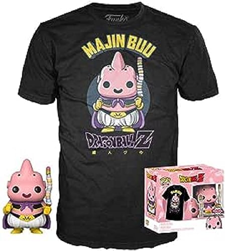 Funko DRAGON BALL Z - Majin Buu with Ice Cream Pop! Vinyl Figure + T-Shirt (Medium)