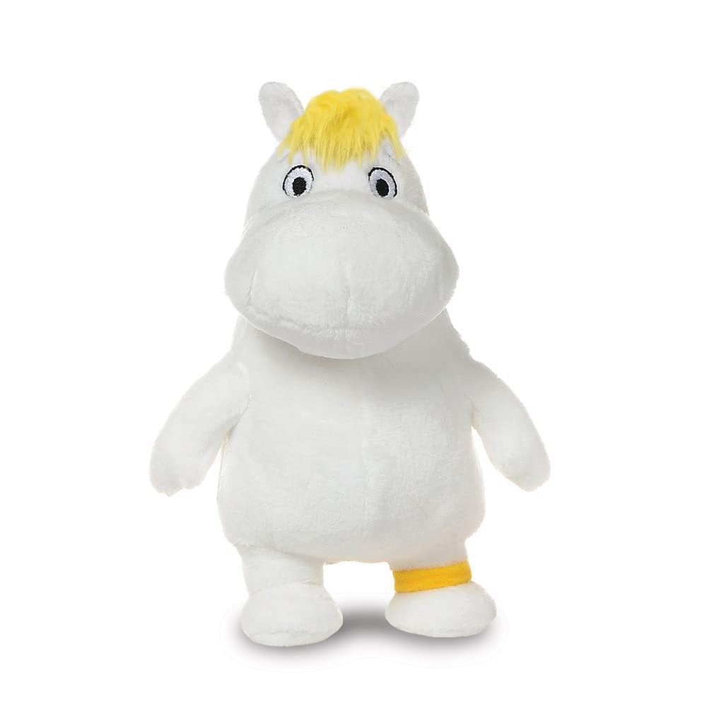 AURORA Moomin Soft Toy - Classic Character Plush | 17cm White/Yellow
