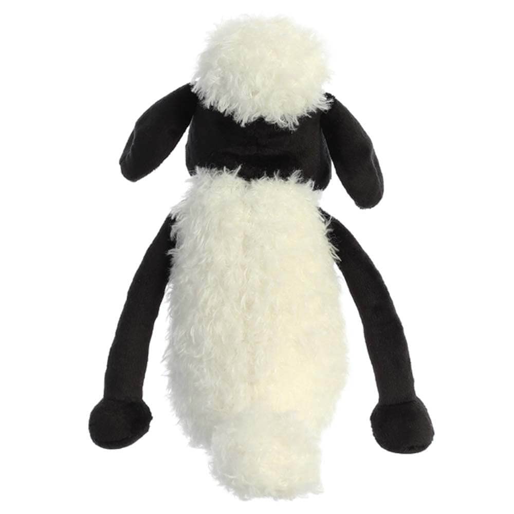 Shaun the Sheep Cuddly Plush Toy 61174 - Black and White, 12in, Polyester | Suitable from Birth 8