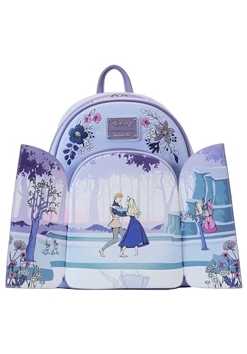 Loungefly Disney Sleeping Beauty 65th Anniversary Floral Scene Double Strap Shoulder Bag