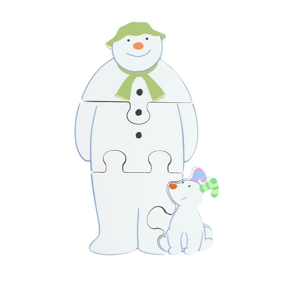 The Snowman™ and the Snowdog Wooden Puzzle - Educational Jigsaw for Toddlers 12M+ 4