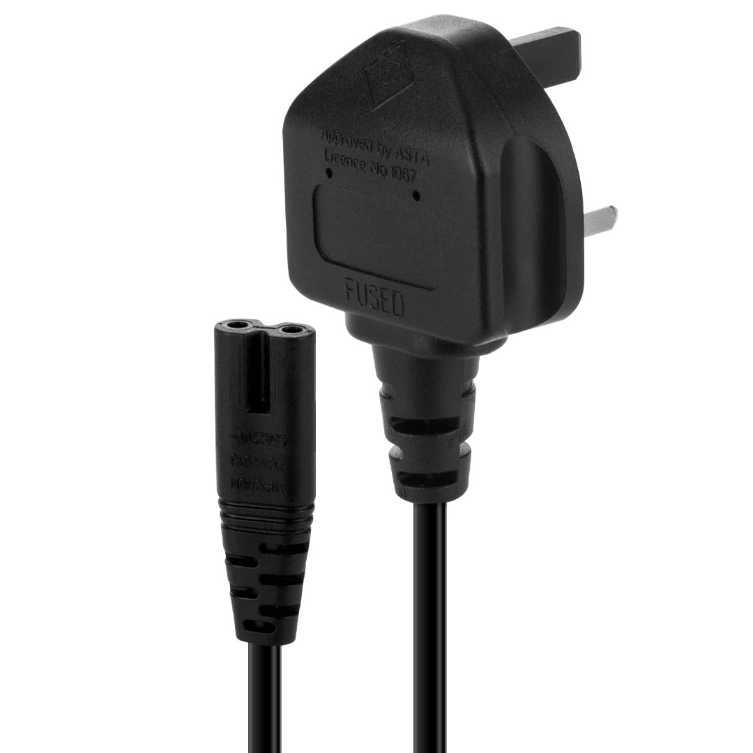 Venom Replacement Power Cable - 3 Metre Length | UK 3-Pin Plug | Xbox Series X/S & Xbox One 3