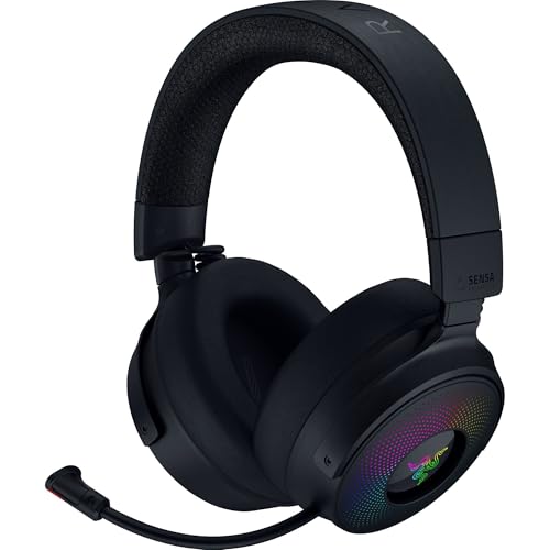 Razer Kraken V4 Pro - Wireless Gaming Headset with OLED Control Hub, THX Spatial Audio, HyperSpeed & Bluetooth | Black 12